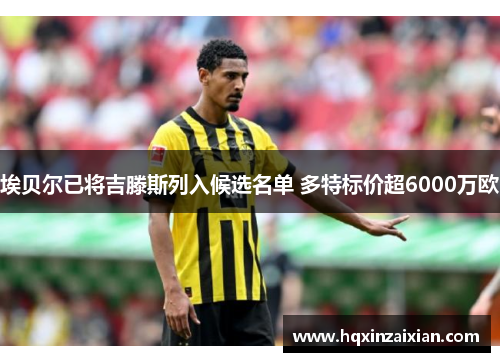 埃贝尔已将吉滕斯列入候选名单 多特标价超6000万欧 埃贝尔已将吉滕斯列入候选名单 多特标价超6000万欧